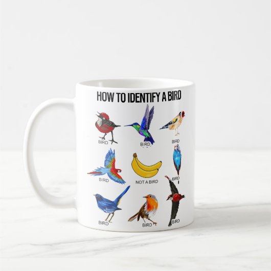 Mug How To Identify A Bird - Birds Photo Wildlife Phot (Gauche)