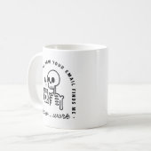 Mug How your email finds me overworked tired funny (Devant gauche)
