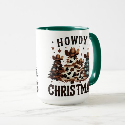 Mug Howdy Christmas (Devant droit)