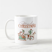 Mug Howdy Christmas Typography, Texas Symbol Graphics (Gauche)