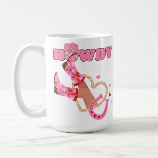 Mug Howdy Cowgirl (Gauche)