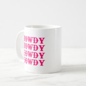 Mug Howdy Cowgirl Dernier Rodéo (Devant gauche)