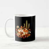Mug Howdy Fall Pumpkin Retro Western Cowboy Cow Hallow (Gauche)
