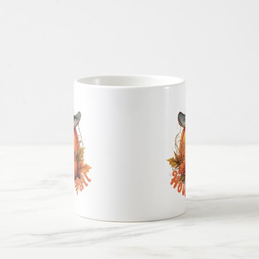 Mug Howdy Fall - Vibes d'automne rustiques (Centre)
