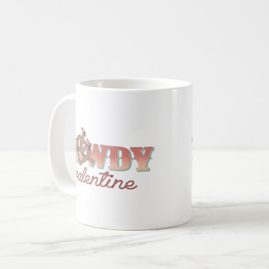 Mug Howdy Valentine (Devant gauche)