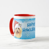 Mug Howlidays heureux Terrier soyeux (Devant gauche)