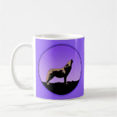 Mug Howling Wolf at Sunset - Art faunique original (Gauche)