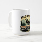 Mug Howling Wolf Classique Voiture Ancienne Nature Roa (Devant gauche)