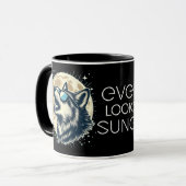 Mug Howling Wolf in Shades – ELGIS (Devant gauche)
