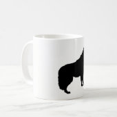 Mug Howling Wolf Silhouette (Devant gauche)