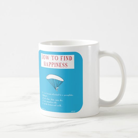 Mug HP5157, paraglide, parapentisme, bonheur (Droite)