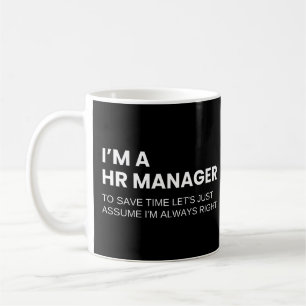 Mug HR Manager Drôle Ressources humaines Dit
