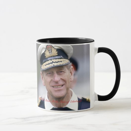 Mug HRH le prince Philip, duc d'Edimbourg (Droite)