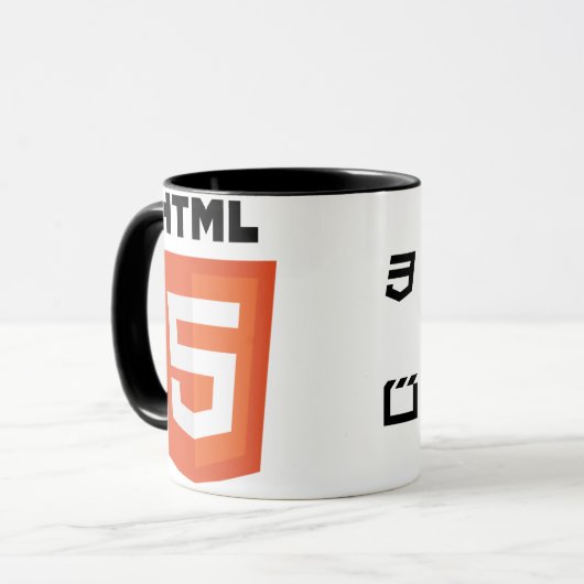 Mug html5 (Devant gauche)