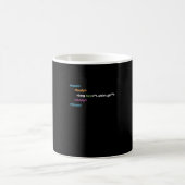 Mug HTML drôle de code de programme informatique (Centre)