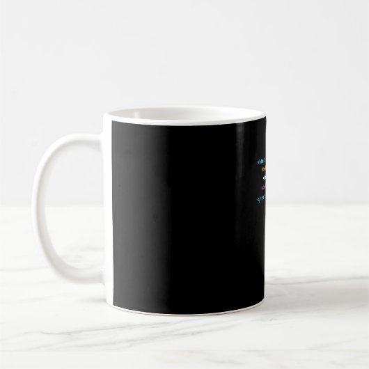 Mug HTML drôle de code de programme informatique (Gauche)