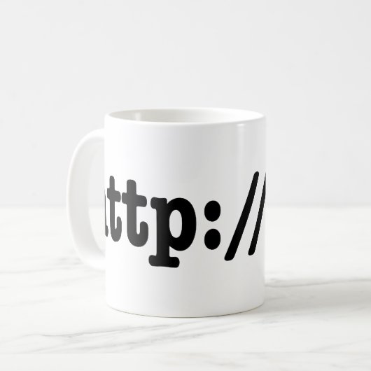Mug http://ster / code html (Devant gauche)