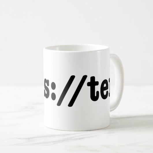 Mug https://ter / code html (Devant droit)