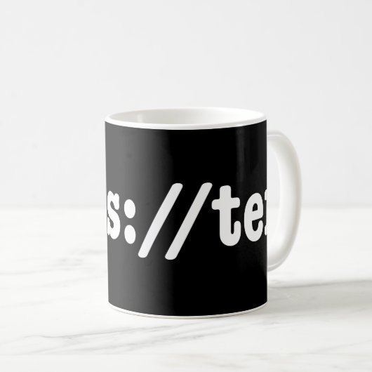 Mug https://ter / code html (Devant droit)