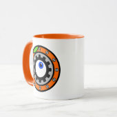 Mug https://www.zazzle.com/collections/horloge_orange_ (Devant gauche)