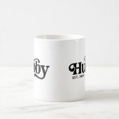 Mug Hubby Couple Mariage Anniversaire Personnalisé Rét (Centre)