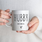 Mug Hubby Est 2024 Faire-part À Être Nouveau Mariage