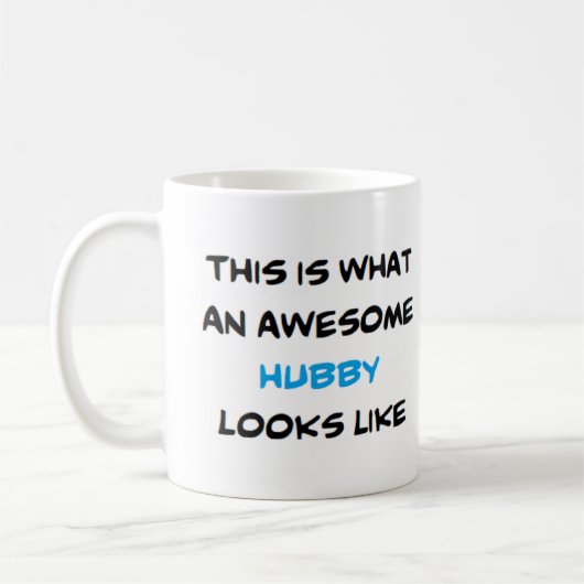 Mug hubby, génial (Gauche)