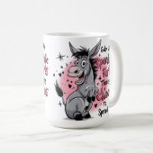 Mug Hue Éclat Pet Foutre Âne Drôle Graphique (Devant droit)