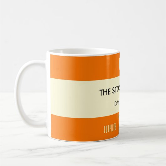 Mug Huez l'ours - orange de citrouille (Gauche)