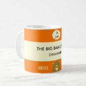 Mug Huez l'ours - orange de citrouille (Devant gauche)