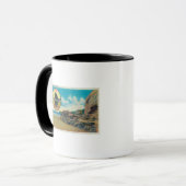 Mug Hug Point à Cannon Beach et Haystack Rock (Devant gauche)