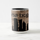 Mug Hugger de pierre Perdu "bois" Musique (Centre)