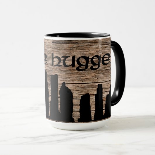 Mug Hugger de pierre Perdu "bois" Musique (Devant droit)