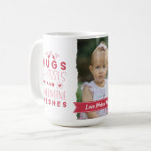 Mug Hugs & Baisers & Voeux de Saint Valentin (Devant gauche)