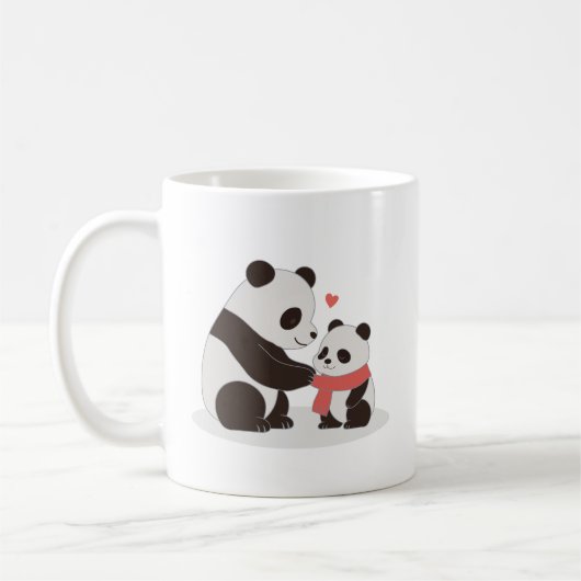 Mug Hugs Chauds, Panda Love (Gauche)