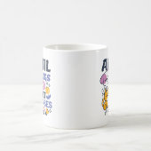 Mug Hugs d'avril et nez mouillé - Cute chien et chat a (Centre)