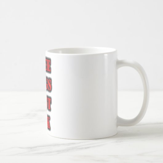 Mug HUGS GRATUITS Posez simplement la question (Droite)
