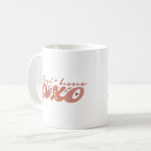 Mug Hugs Kisses XOXO (Devant gauche)