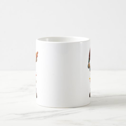 Mug Hugvyn Christmas_ Patchwork Dabbing Santa Claus Xm (Centre)