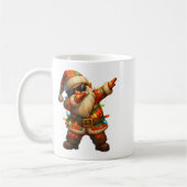 Mug Hugvyn Christmas_ Patchwork Dabbing Santa Claus Xm (Gauche)
