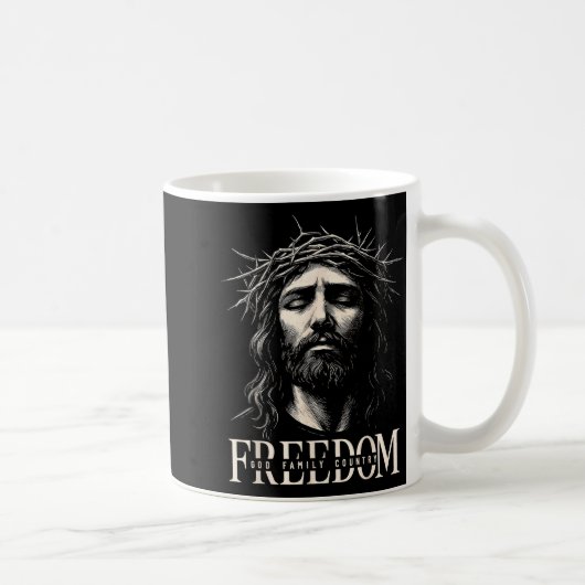 Mug Hugvyn Dom Jesus Christian Face Crown God Family C (Droite)