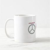 Mug Huile 2 d'amour de paix (Gauche)