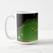 Mug Huile De Table De Huitième Ball Avec Boules Et Coe (Gauche)