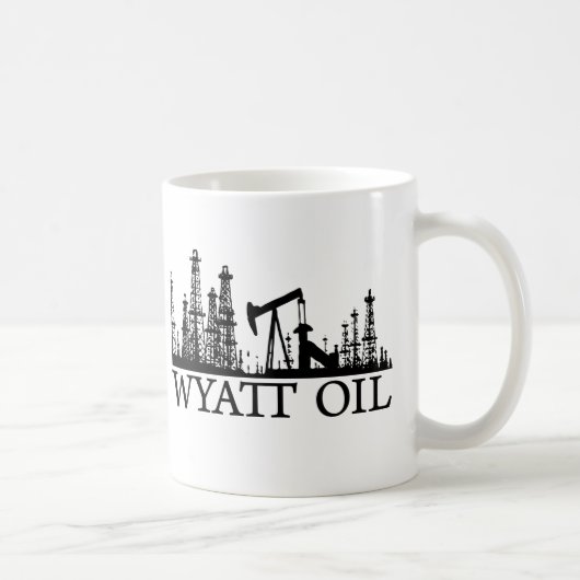 Mug Huile de Wyatt/logo noir (Droite)