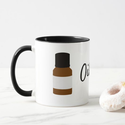 Mug Huile d'huile essentielle de cacao (Avec donut)