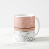 Mug Huile d'or rose sur marbre (Devant droit)