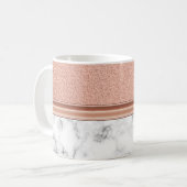 Mug Huile d'or rose sur marbre (Devant gauche)