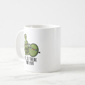 Mug Huile Soyez Là Pour Vous Amusant Pun Olive (Devant gauche)