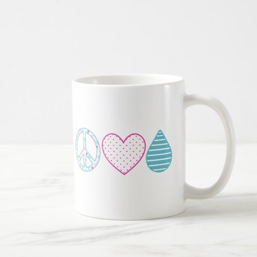 Mug Huiles d'amour de paix (Droite)