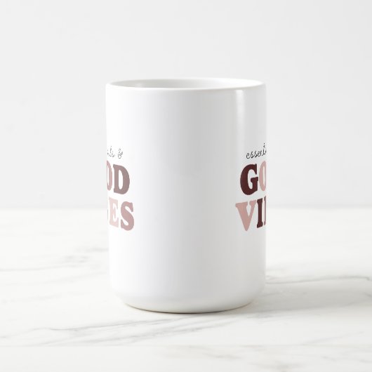 Mug Huiles essentielles et purée de café Good Vibes (Centre)